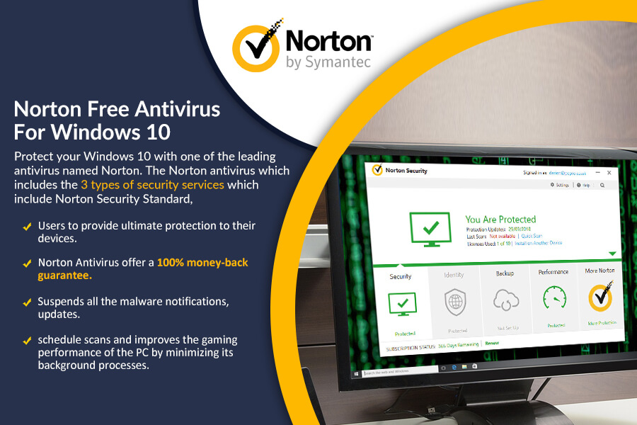Norton Antivirus for laptop windows 10